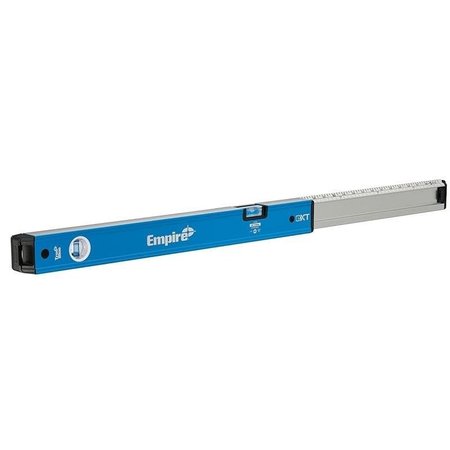 EMPIRE LEVEL True Blue eXT Series Extendable Box Level, 48 in L, 2Vial, Aluminum, Blue EXT78